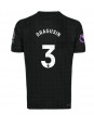 Tottenham Hotspur Radu Dragusin #3 Replika Borta Kläder 2025-26 Kortärmad